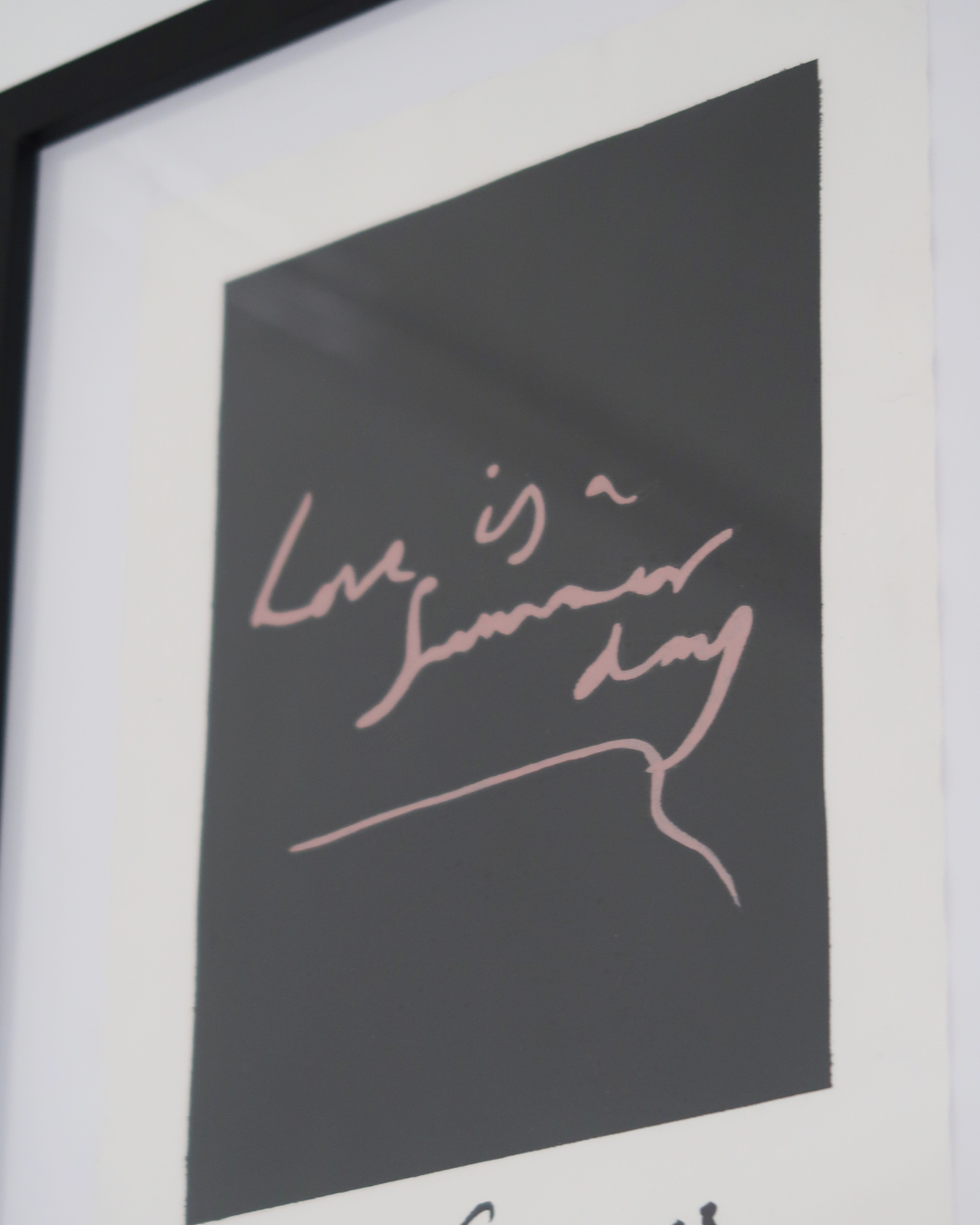 Love is a Summer Day, 2023. A4 Canvas