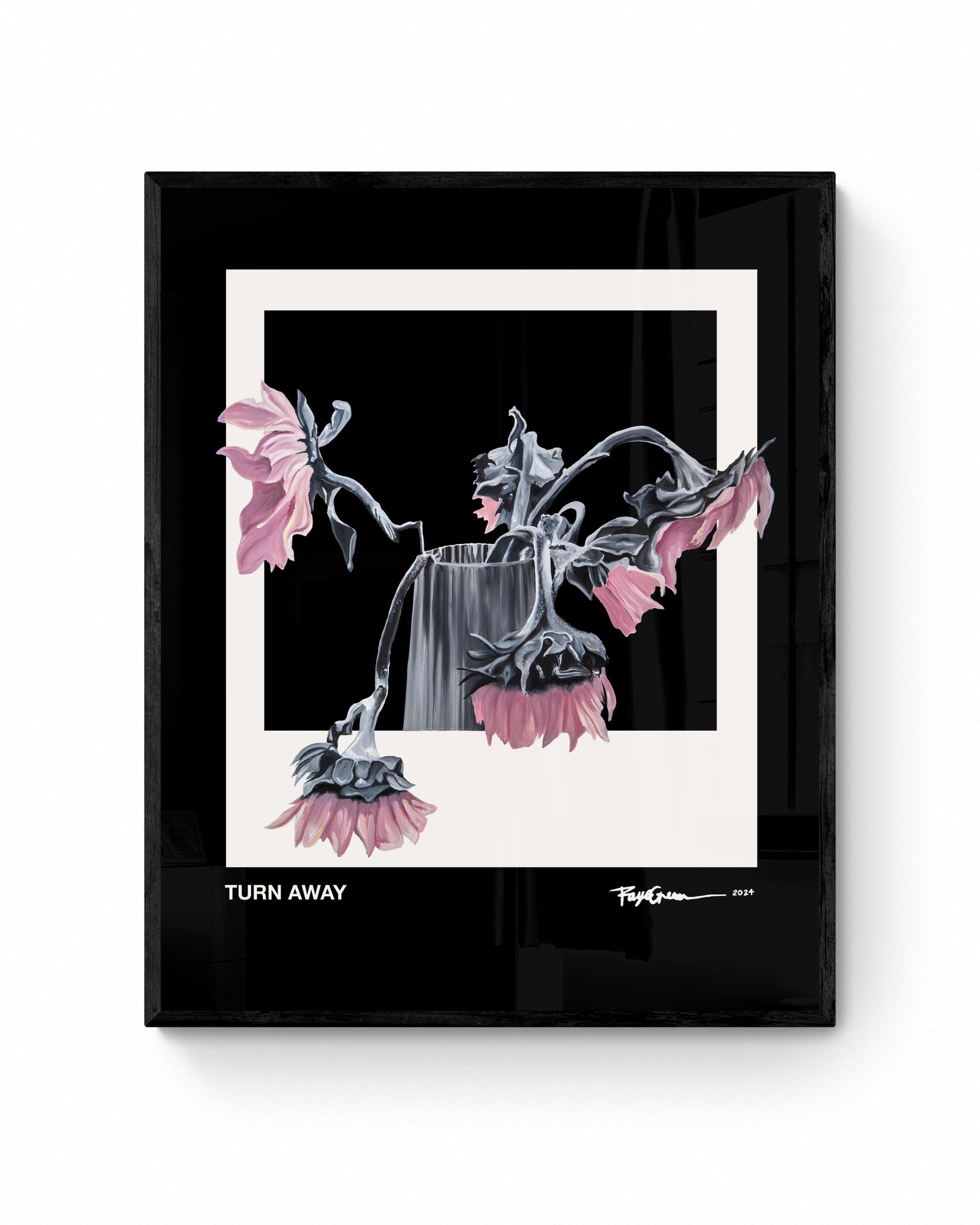 Turn Away Art Print