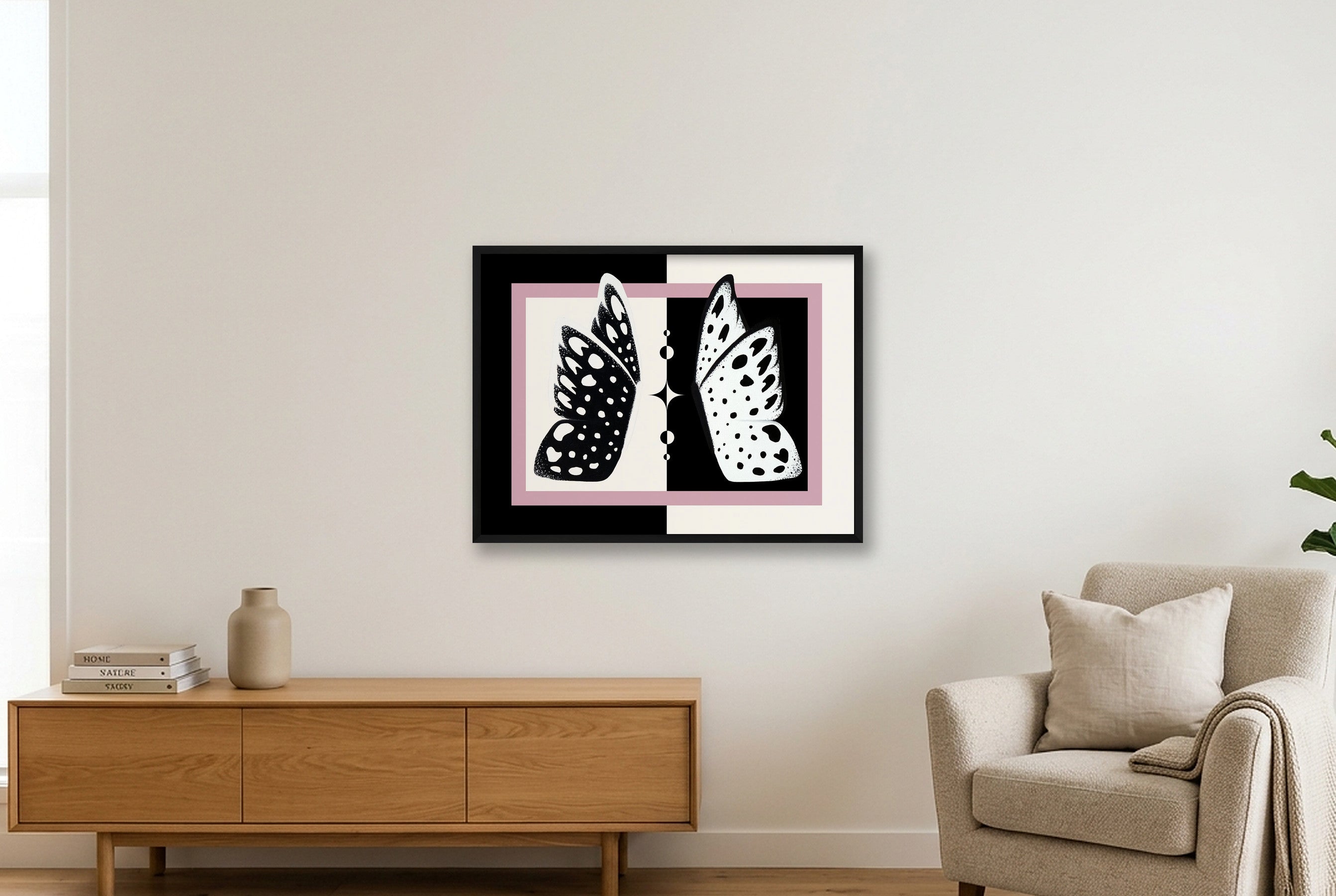 In Every Lifetime (Pink) — 80×60cm, 31×24" Black Frame