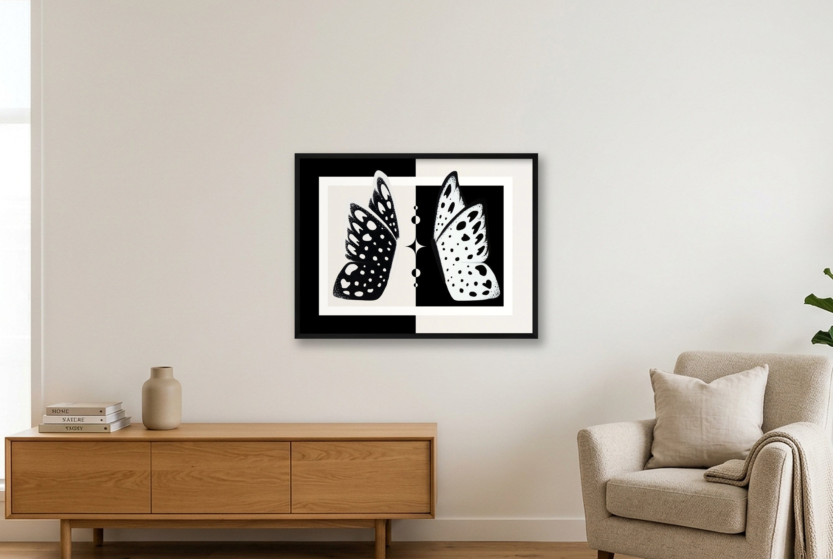 In Every Lifetime (White) — 80×60cm, 31×24" Black Frame