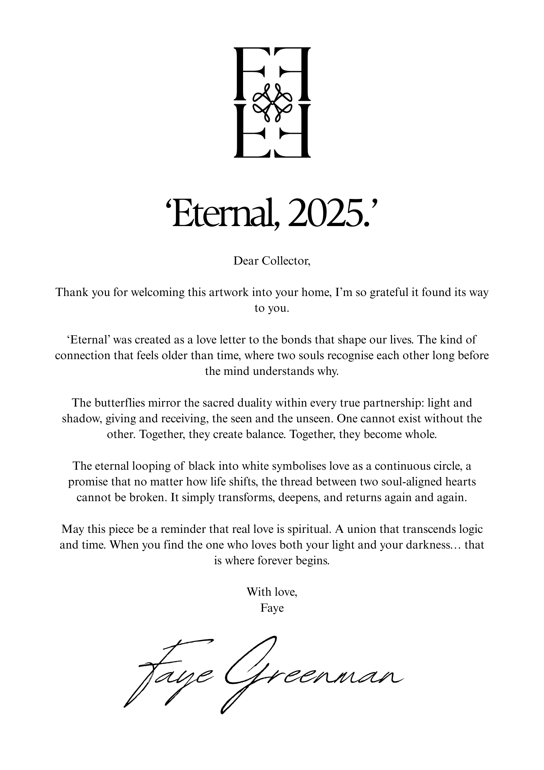 Eternal, 2025.