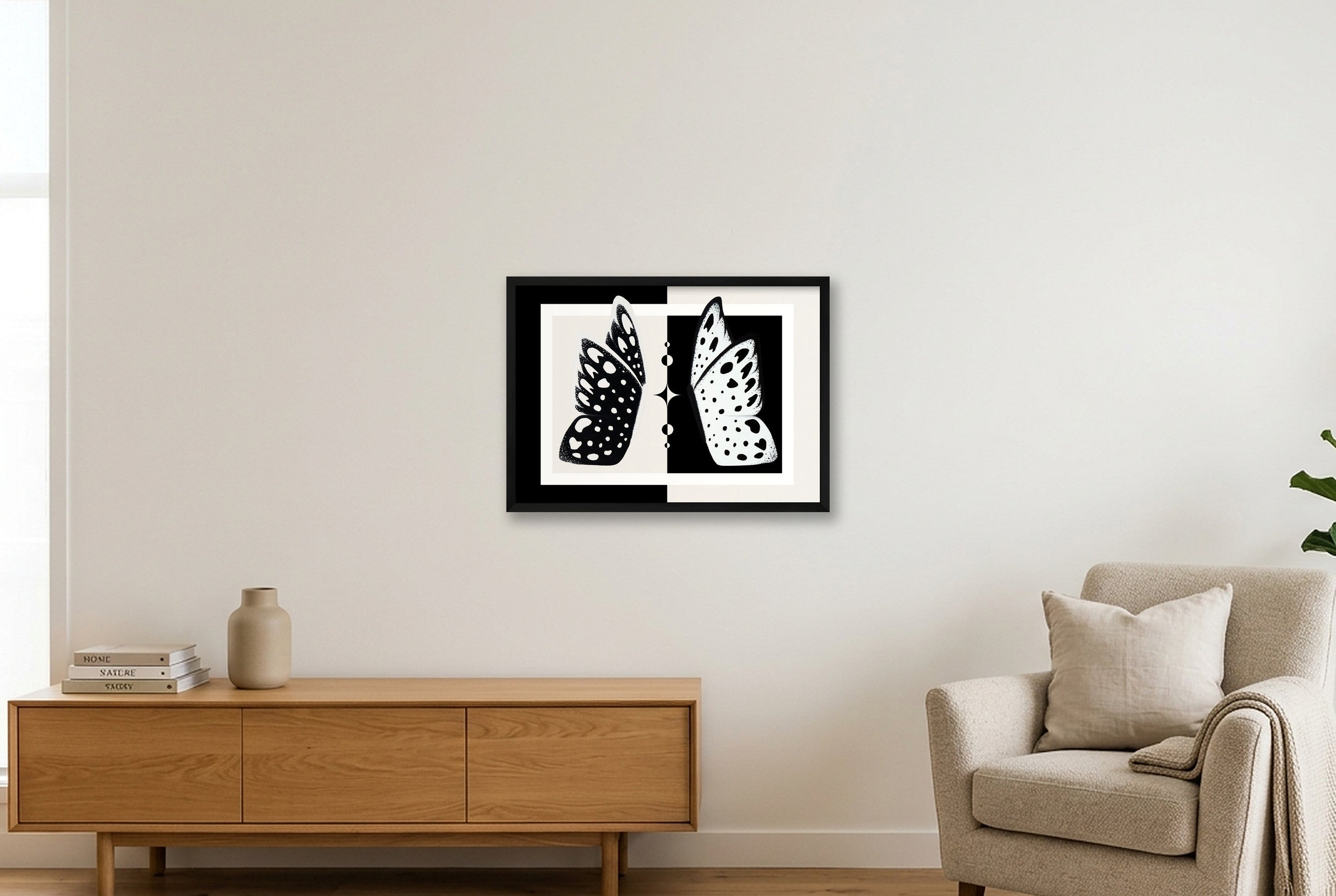 In Every Lifetime (White) — 59×42cm, 23×17" Black Frame
