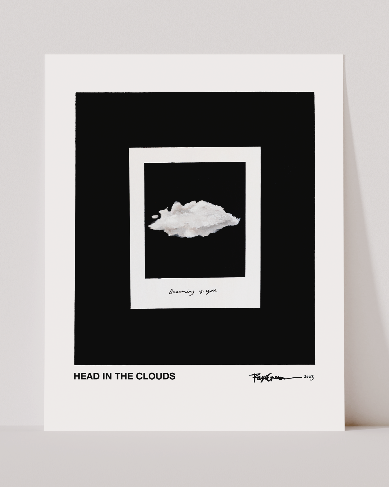 Head in The Clouds: Luxury Fine Art Print